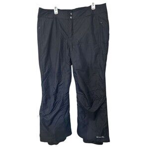 Columbia Snow Ski Pants Men's XL Black Omni Tech Waterproof Outdoors